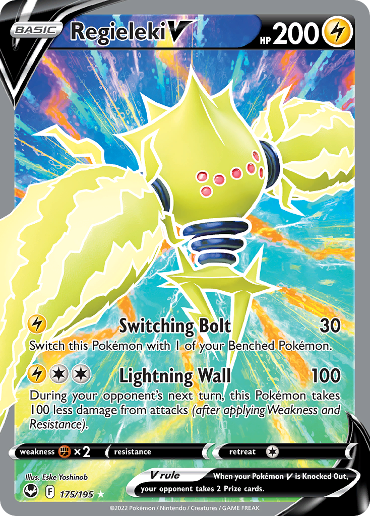 Regieleki V - Silver Tempest - #175 - Pokemon TCG card