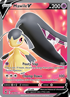 Mawile V #178 Mawile V - Silver Tempest - #178 - Pokemon TCG card
