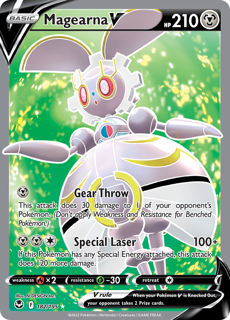 Magearna V - Silver Tempest - #182 - Pokemon TCG card