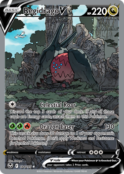 Regidrago V #184 Regidrago V - Silver Tempest - #184 - Pokemon TCG card