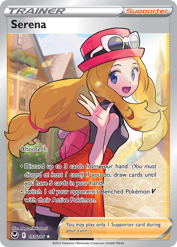 Serena - Silver Tempest - #193 - Pokemon TCG card