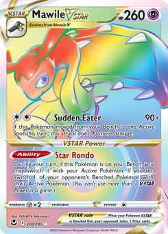 Mawile VSTAR #200 Mawile VSTAR - Silver Tempest - #200 - Pokemon TCG card