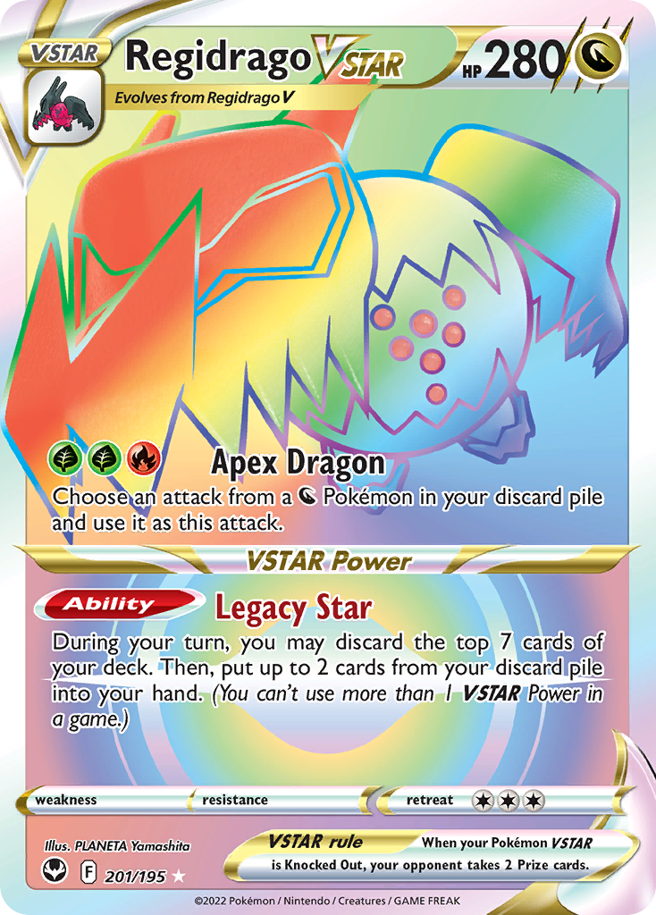Regidrago VSTAR - Silver Tempest - #201 - Pokemon TCG card