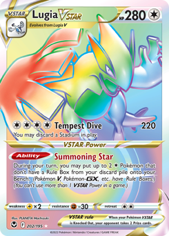 Lugia VSTAR #202 Lugia VSTAR - Silver Tempest - #202 - Pokemon TCG card