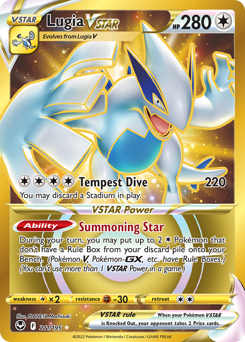 Lugia VSTAR #211 Lugia VSTAR - Silver Tempest - #211 - Pokemon TCG card