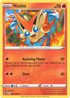 Victini #23 Victini - Silver Tempest - #23 - Pokemon TCG card