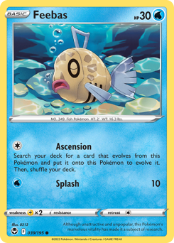 Feebas #39 Feebas - Silver Tempest - #39 - Pokemon TCG card