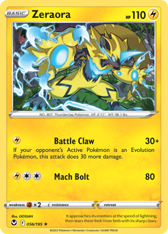 Zeraora #56 Zeraora - Silver Tempest - #56 - Pokemon TCG card