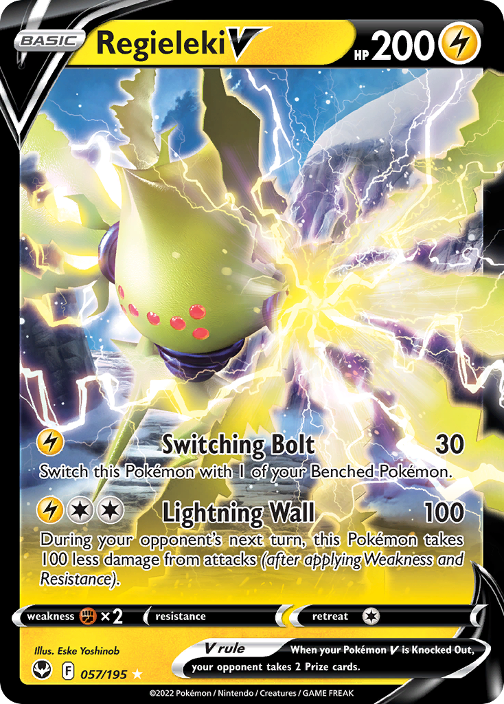Regieleki V - Silver Tempest - #57 - Pokemon TCG card