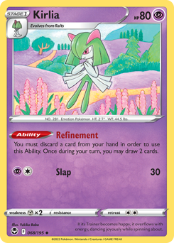 Kirlia - Silver Tempest - #68 - Pokemon TCG card