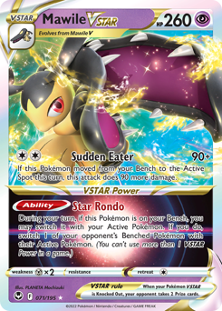 Mawile VSTAR #71 Mawile VSTAR - Silver Tempest - #71 - Pokemon TCG card