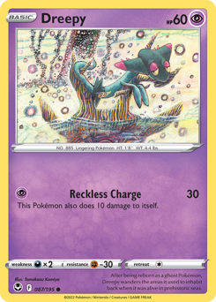 Dreepy - Silver Tempest - #87 - Pokemon TCG card