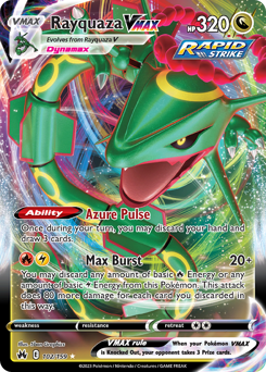 Rayquaza VMAX #102 Rayquaza VMAX - Crown Zenith - #102 - Pokemon TCG card