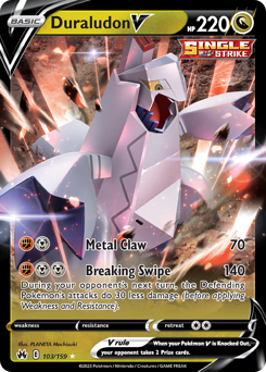 Duraludon V #103 Duraludon V - Crown Zenith - #103 - Pokemon TCG card