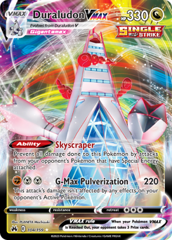 Duraludon VMAX #104 Duraludon VMAX - Crown Zenith - #104 - Pokemon TCG card