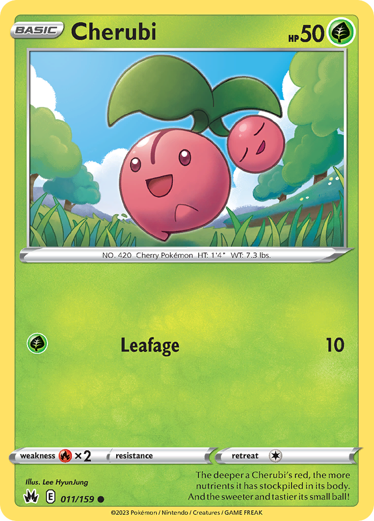 Cherubi - Crown Zenith - #11 - Pokemon TCG card