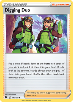 Digging Duo - Crown Zenith - #126 - Pokemon TCG card