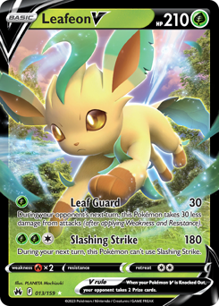 Leafeon V #13 Leafeon V - Crown Zenith - #13 - Pokemon TCG card