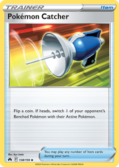 Pokémon Catcher - Crown Zenith - #138 - Pokemon TCG card