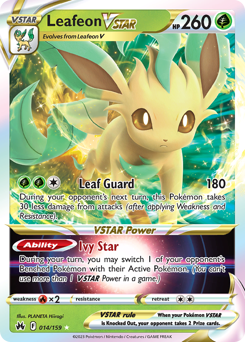 Leafeon VSTAR #14 Leafeon VSTAR - Crown Zenith - #14 - Pokemon TCG card
