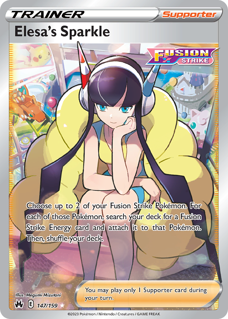 Elesa's Sparkle - Crown Zenith - #147 - Pokemon TCG card