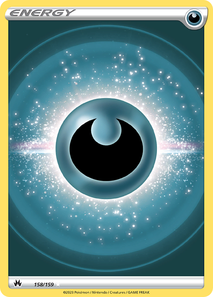 Darkness Energy - Crown Zenith - #158 - Pokemon TCG card