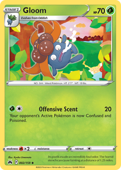 Gloom - Crown Zenith - #2 - Pokemon TCG card