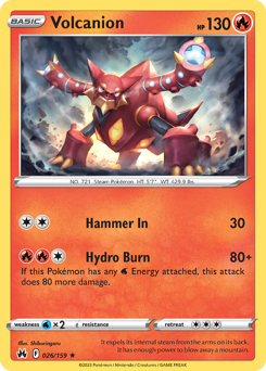 Volcanion #26 Volcanion - Crown Zenith - #26 - Pokemon TCG card