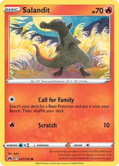 Salandit #27 Salandit - Crown Zenith - #27 - Pokemon TCG card
