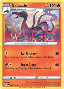 Salazzle #28 Salazzle - Crown Zenith - #28 - Pokemon TCG card