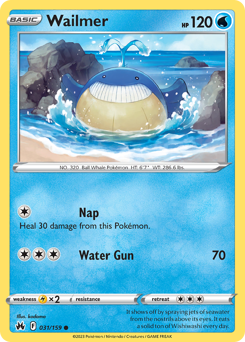 Wailmer #31 Wailmer - Crown Zenith - #31 - Pokemon TCG card