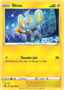 Shinx #40 Shinx - Crown Zenith - #40 - Pokemon TCG card