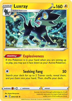 Luxray #44 Luxray - Crown Zenith - #44 - Pokemon TCG card