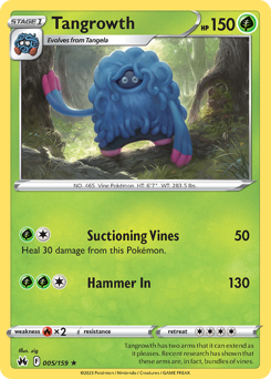 Tangrowth #5 Tangrowth - Crown Zenith - #5 - Pokemon TCG card