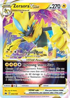 Zeraora VSTAR #55 Zeraora VSTAR - Crown Zenith - #55 - Pokemon TCG card