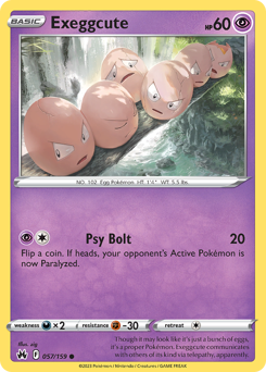 Exeggcute - Crown Zenith - #57 - Pokemon TCG card