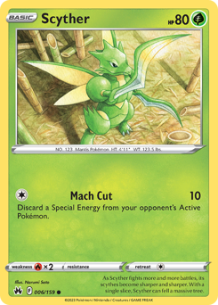 Scyther #6 Scyther - Crown Zenith - #6 - Pokemon TCG card