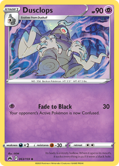 Dusclops #63 Dusclops - Crown Zenith - #63 - Pokemon TCG card