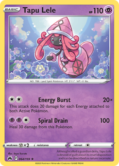 Tapu Lele - Crown Zenith - #64 - Pokemon TCG card