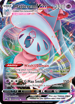 Hatterene VMAX - Crown Zenith - #66 - Pokemon TCG card