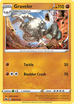 Graveler #68 Graveler - Crown Zenith - #68 - Pokemon TCG card