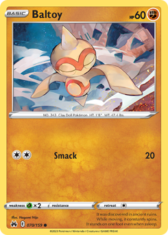 Baltoy - Crown Zenith - #70 - Pokemon TCG card