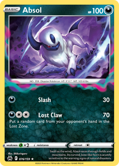 Absol #76 Absol - Crown Zenith - #76 - Pokemon TCG card