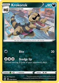 Krokorok #79 Krokorok - Crown Zenith - #79 - Pokemon TCG card