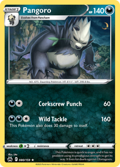 Pangoro - Crown Zenith - #80 - Pokemon TCG card