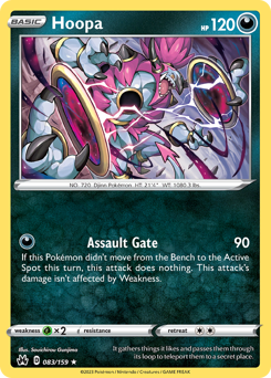 Hoopa #83 Hoopa - Crown Zenith - #83 - Pokemon TCG card