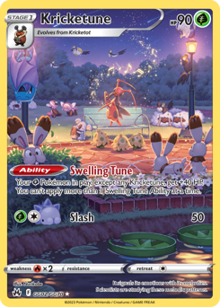 Kricketune #GG02 Kricketune - Crown Zenith Galarian Gallery - #GG02 - Pokemon TCG card