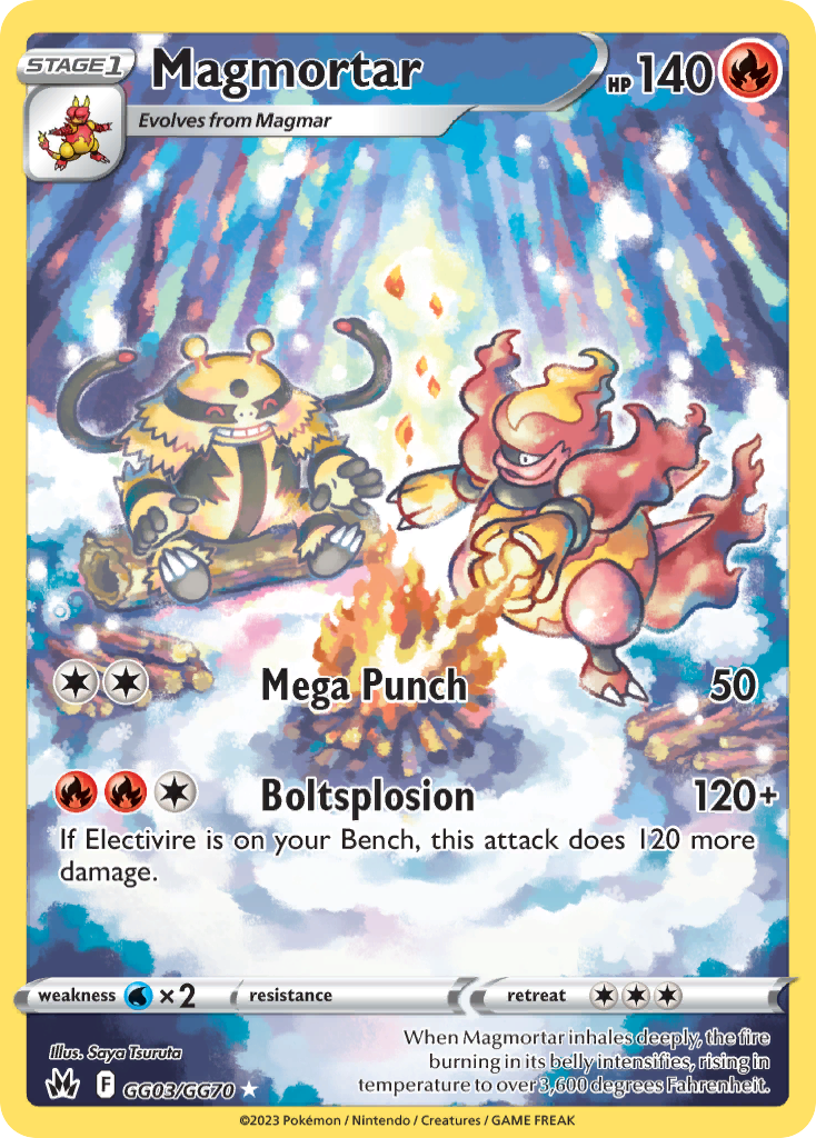 Magmortar - Crown Zenith Galarian Gallery - #GG03 - Pokemon TCG card