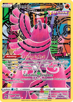 Oricorio - Crown Zenith Galarian Gallery - #GG04 - Pokemon TCG card