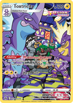 Toxtricity #GG09 Toxtricity - Crown Zenith Galarian Gallery - #GG09 - Pokemon TCG card
